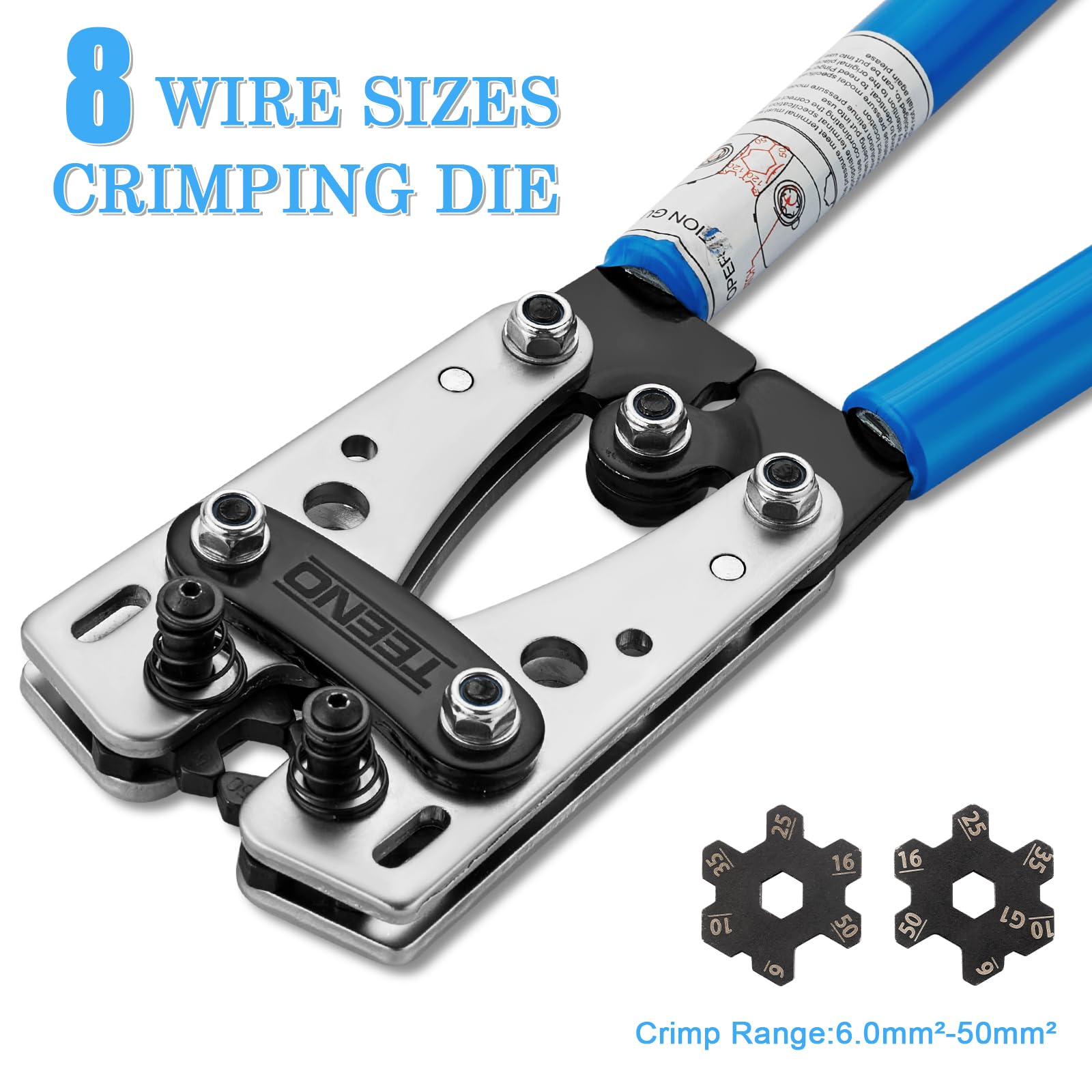 Preciva CP621200 Pinza Crimpatrice Capicorda,terminale Isolato 0.25-10 Mm² Con 1200 Piezzi - Foto 4