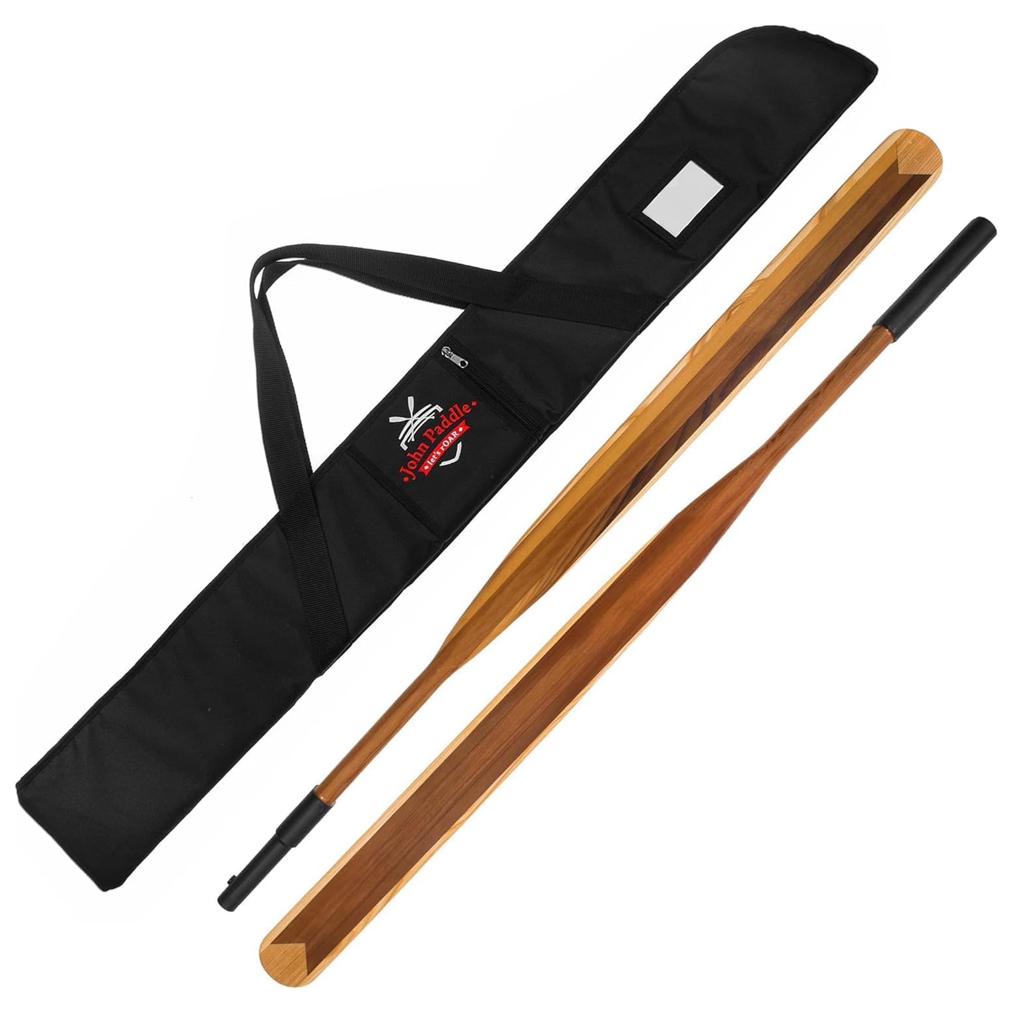Wiosło Grenlandii 2-tailig ESKIMO Split 215/220/225/230 cm + torba na wiosło do kajaku morskiego bardzo lekka ok. 850-930 g z cedru i jesionu - tradycyjne wiosło Grenlandii z podziałką