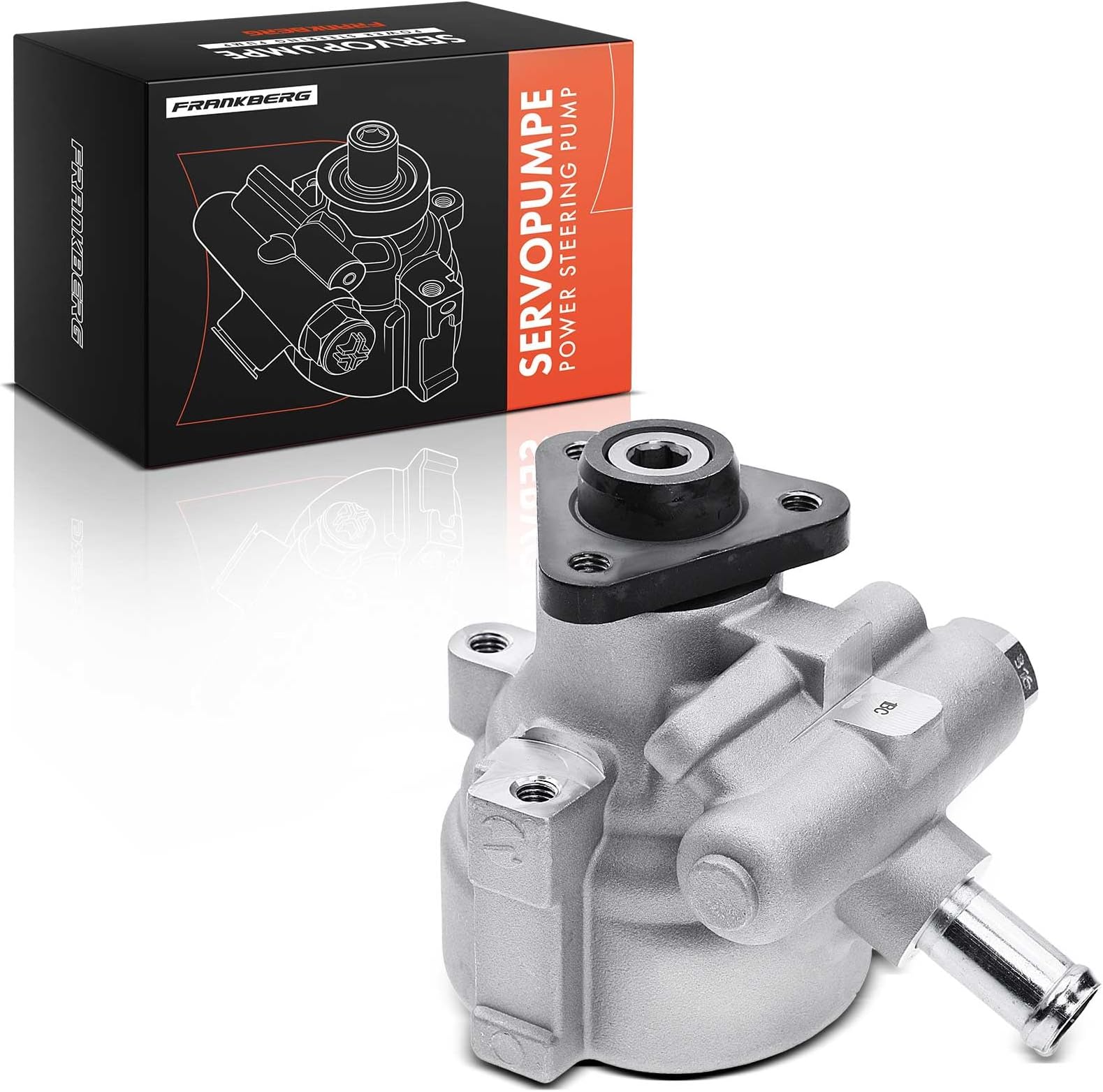 Frankberg Power Steering Pump Steering System Hydraulic Pump Compatible with 145 930 1.4L-1.7L 1994-2001 Punto 176 176C 1.1L 1.2L 1993-2000 Y 840A 1.2L 1996-2003 Petrol Replace #46413329