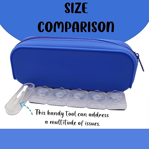 Miniatura 2 de P-40 organizador diario para lentes de contacto, estuche de viaje diario para lentes de contacto, dispensador de lentes de contacto desechable,