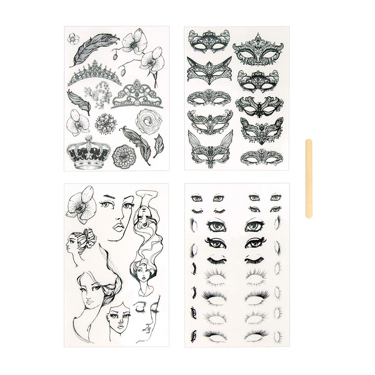 Spellbinders Various Jane Davenport - Masquerade Journal Tattoos
