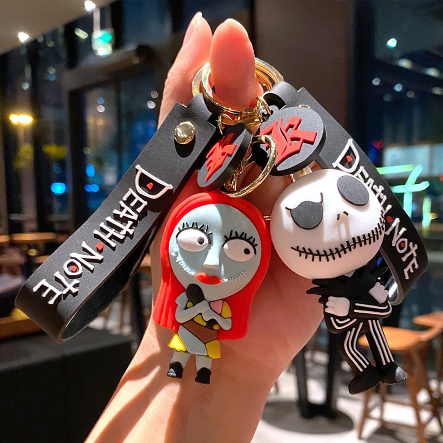 Amazon.co.jp: ハロウイン キーホルダー ナイトメア ビフォア 