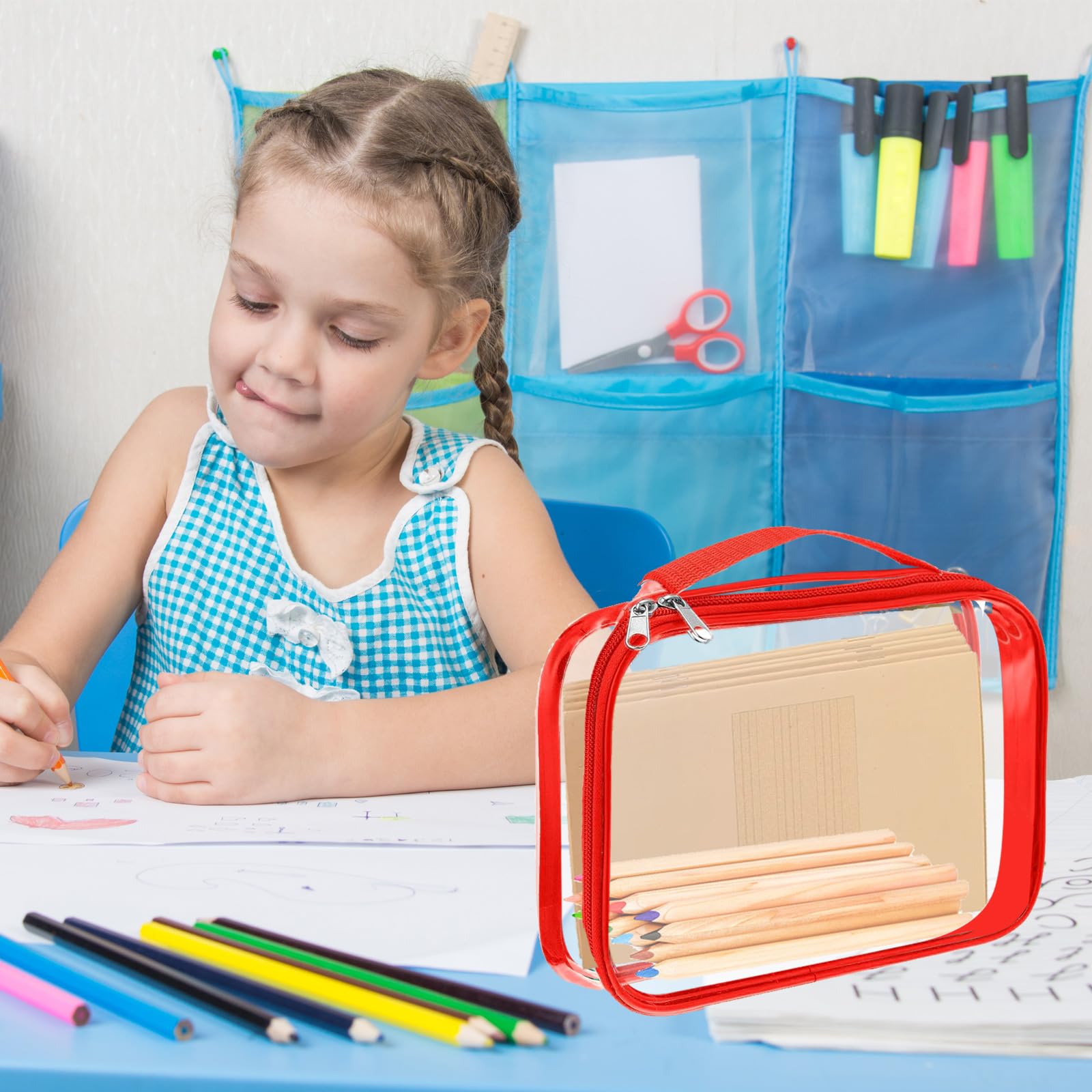 16 bolsas de almacenamiento de juguetes con cremallera, bolsas de plástico impermeables de PVC, organizadoras de plástico, bolsas organizadoras transparentes para juegos de mesa, bloques de