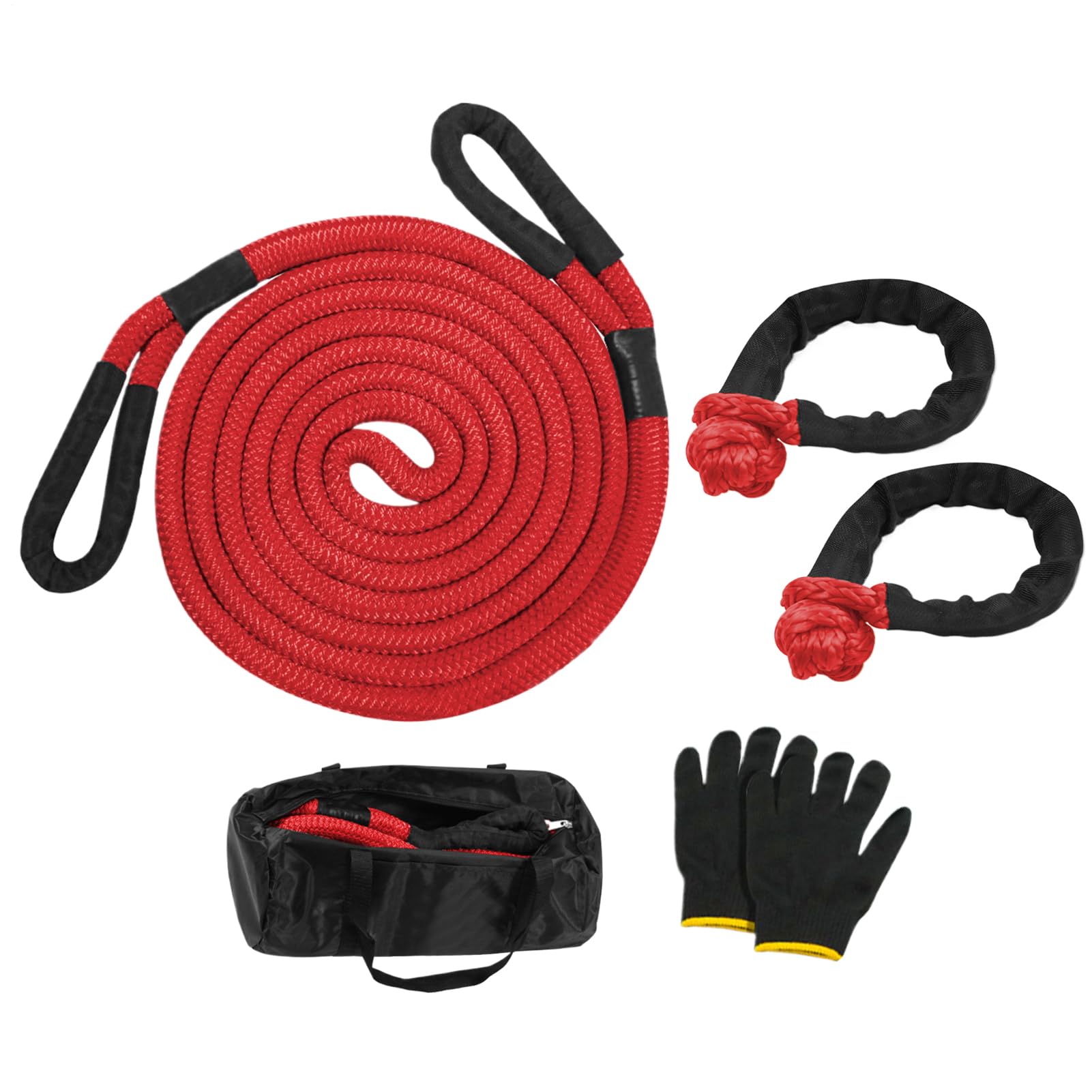 Corda di traino, forniture di soccorso per veicoli, corda da traino per veicoli, per berline, camion, SUV, camper, conducenti, agricoltori, allevatori, campeggio, officine, pendolari quotidiani