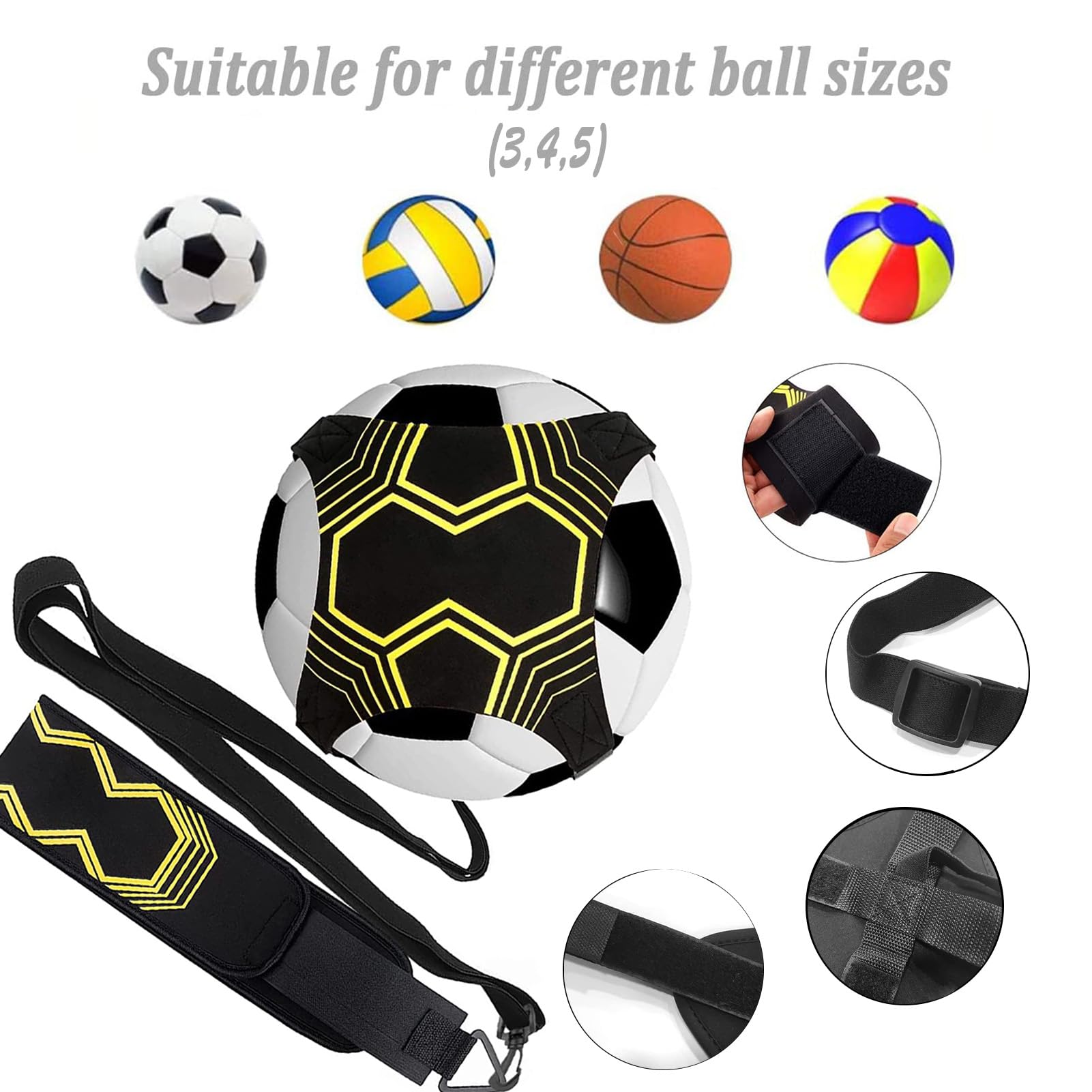 Fussball Trainingszubehör, 6m Koordinationsleiter, 12 Hütchen, Fußballtrainer und Springseil, Fussball Trainingsset Sachen, Fußball Geschenke für Jungs Kinder