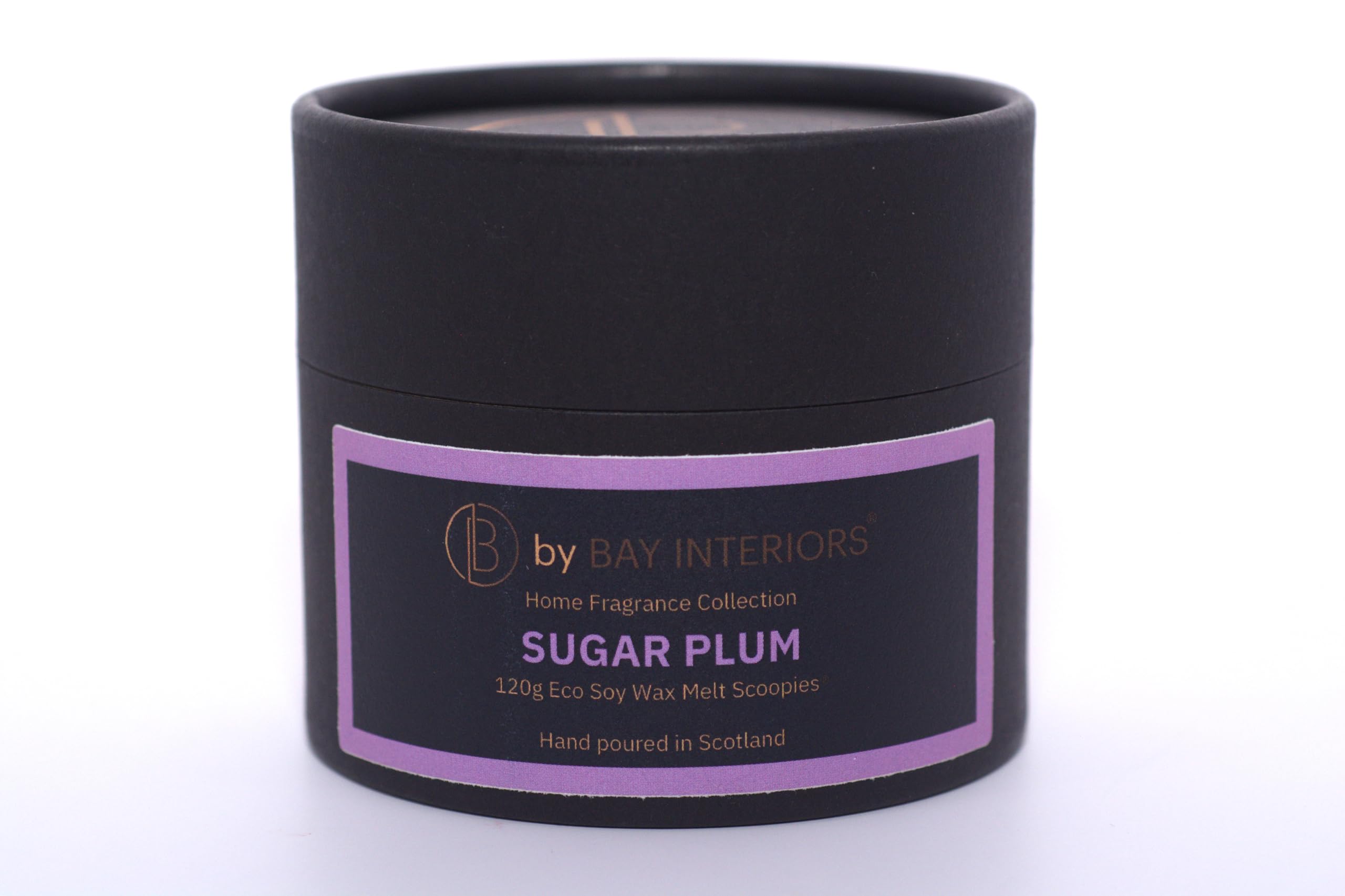 By Bay Interiors Grey Scoopies Eco Soy Wax Scoopable Melts Highly Scented Vegan No Plastic 120G (Sugar Plum)