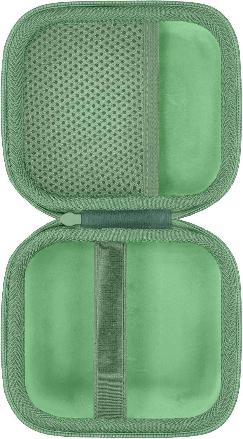 for Bose New SoundLink Micro 2nd Gen Portable Bluetooth Speaker Hard Protective Case, Portable Travel Case with Carabiner (Grass Green) - co2CREA - Image 3