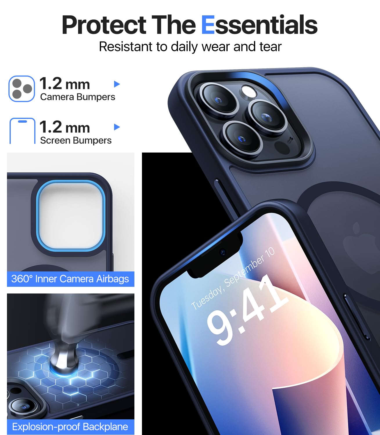 Amazon.co.jp: Maozis 強力磁気 iPhone 13 Pro Max用 ケース [Magsafe
