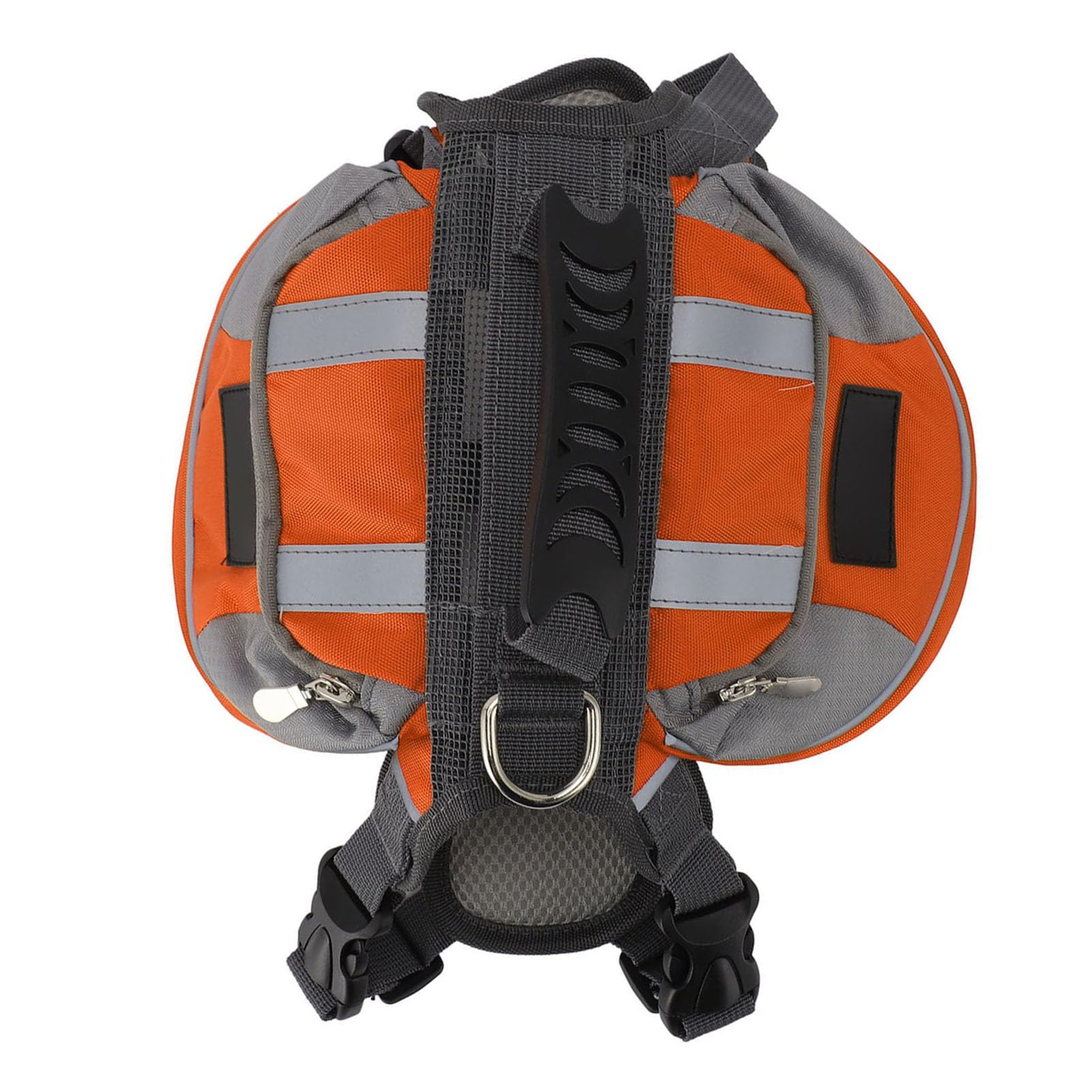 Borsa da Sella per Zaino per Cani, Borsa da Sella con Imbracatura Regolabile con Tasche Laterali di Sicurezza Riflettenti Gilet per Cani per Escursionismo, Campeggio, Viaggi,