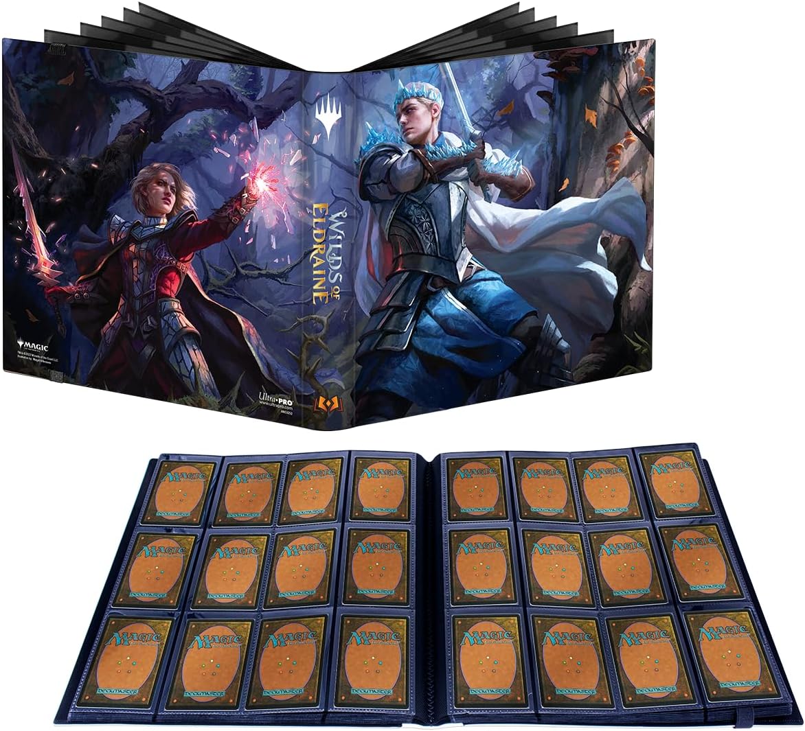 Ultra Pro - Wilds of Eldraine 12-Pocket PRO-Binder Will Fighting Rowan Cover for Magic: The Gathering, Stores & Protects 480 Standard Size Cards, Store MTG Cards, Gaming Cards & Collectible Cards