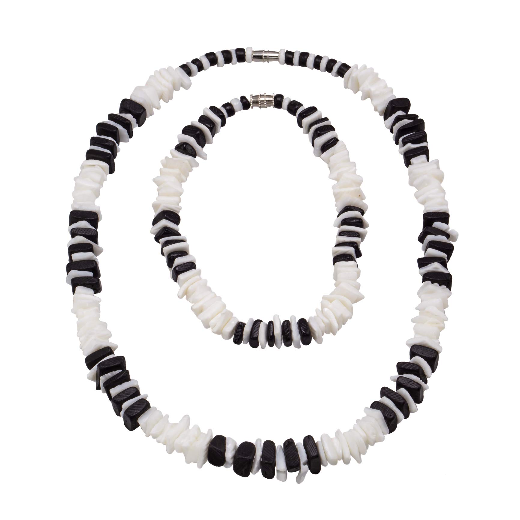 Puka Shell Bracelet BlueRica Coconut Beads And Puka Shell Beads