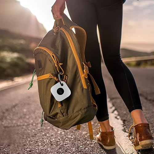 Miniatura 7 de Funda de silicona para rastreador Tile Mate 2022, paquete de 4 fundas antiarañazos con llavero, buscador y localizador de artículos, funda de