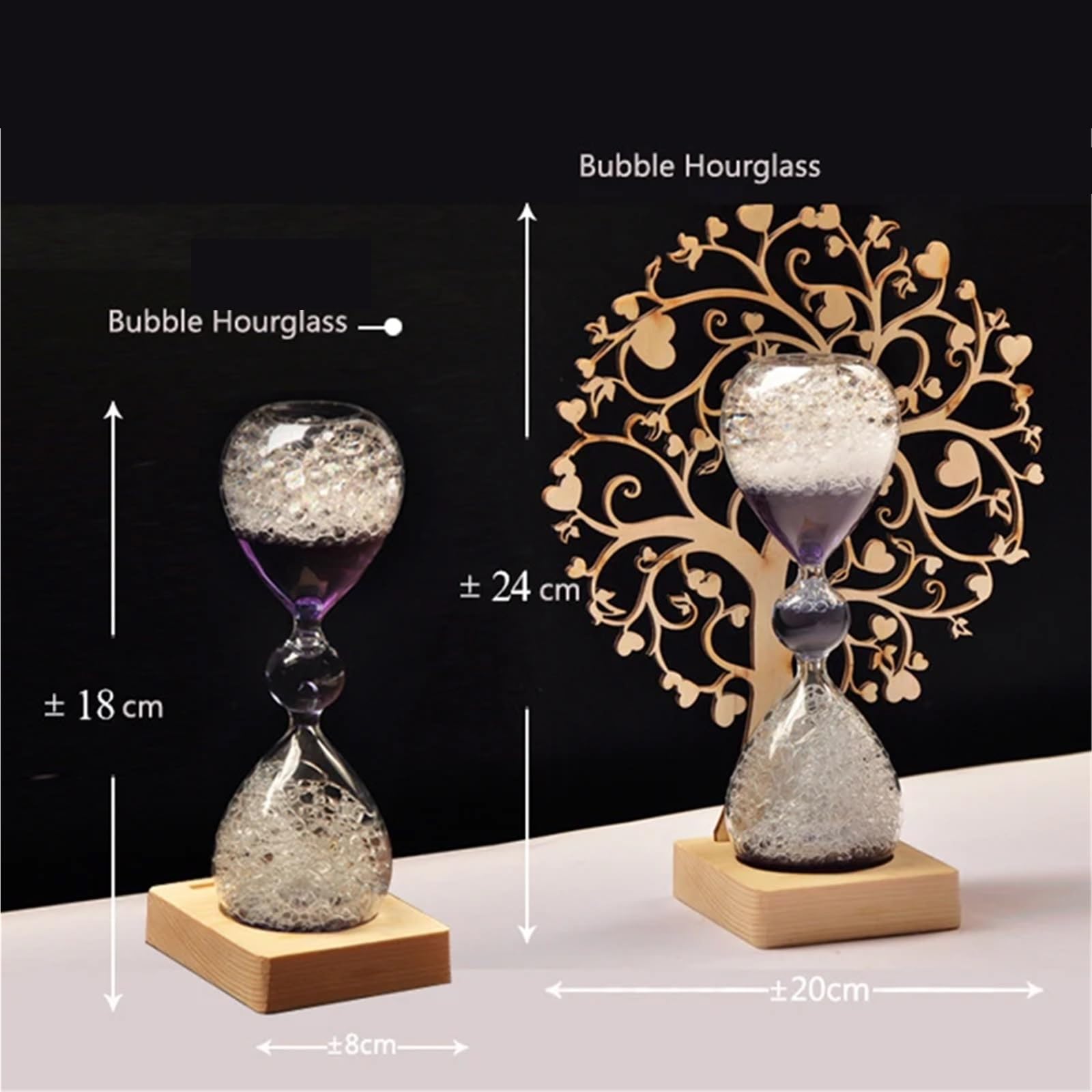 Reloj de Arena 30 Minutos for Cocina, Moderno Reloj Madera, Temporizador té, decoración del hogar, Regalo para Oficina