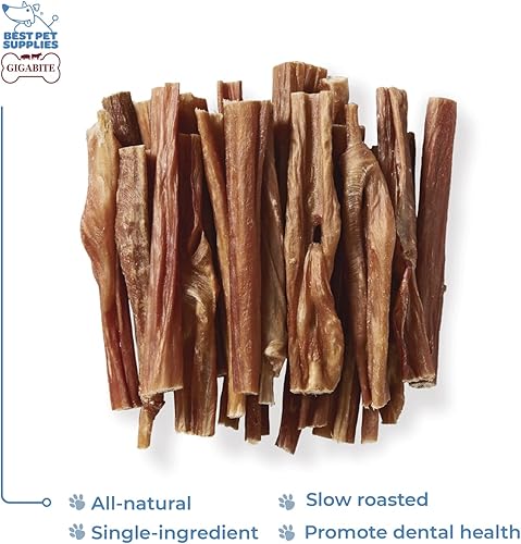 Miniatura 2 de Best Pet Supplies GigaBite - Paquete de 25 palitos de carne de res naturales de 6 pulgadas