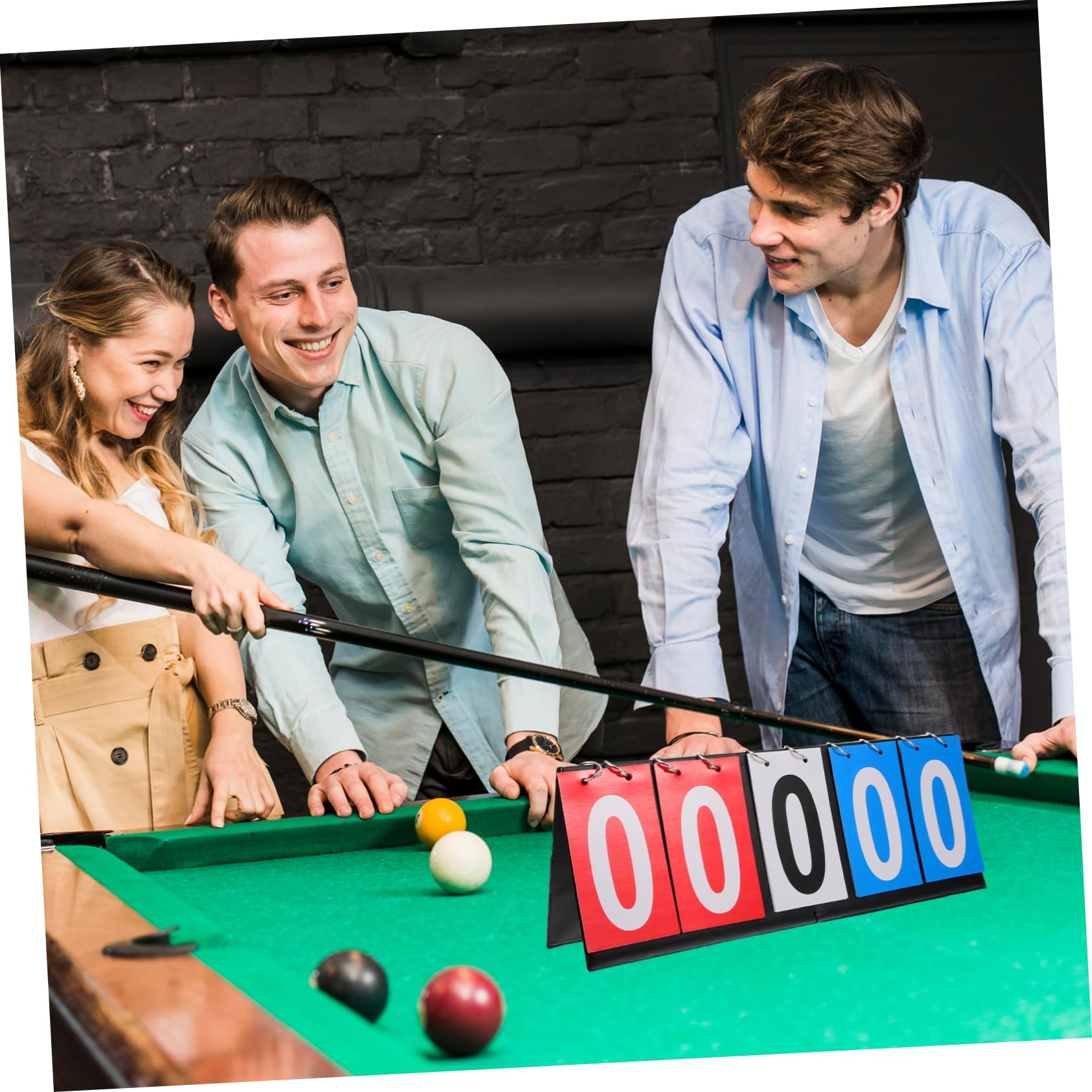 KOMBIUDA Flip Scoreboard for Basketball Tennis Football Durable Sports Scorekeeper with Smooth Edges Easy to Use for Games and Competitions Reliable and Portable Design