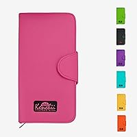 Vista 1 de Kenchii Estuche para tijeras y tijeras con capacidad para 5 tijeras de belleza o aseo (KEL5Z-PINK)