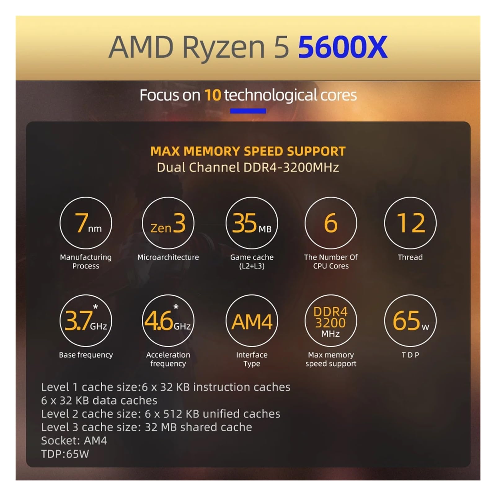 Amazon.in: Buy AMD Ryzen 5 5600X R5 5600X 3.7 GHz Six-Core Twelve