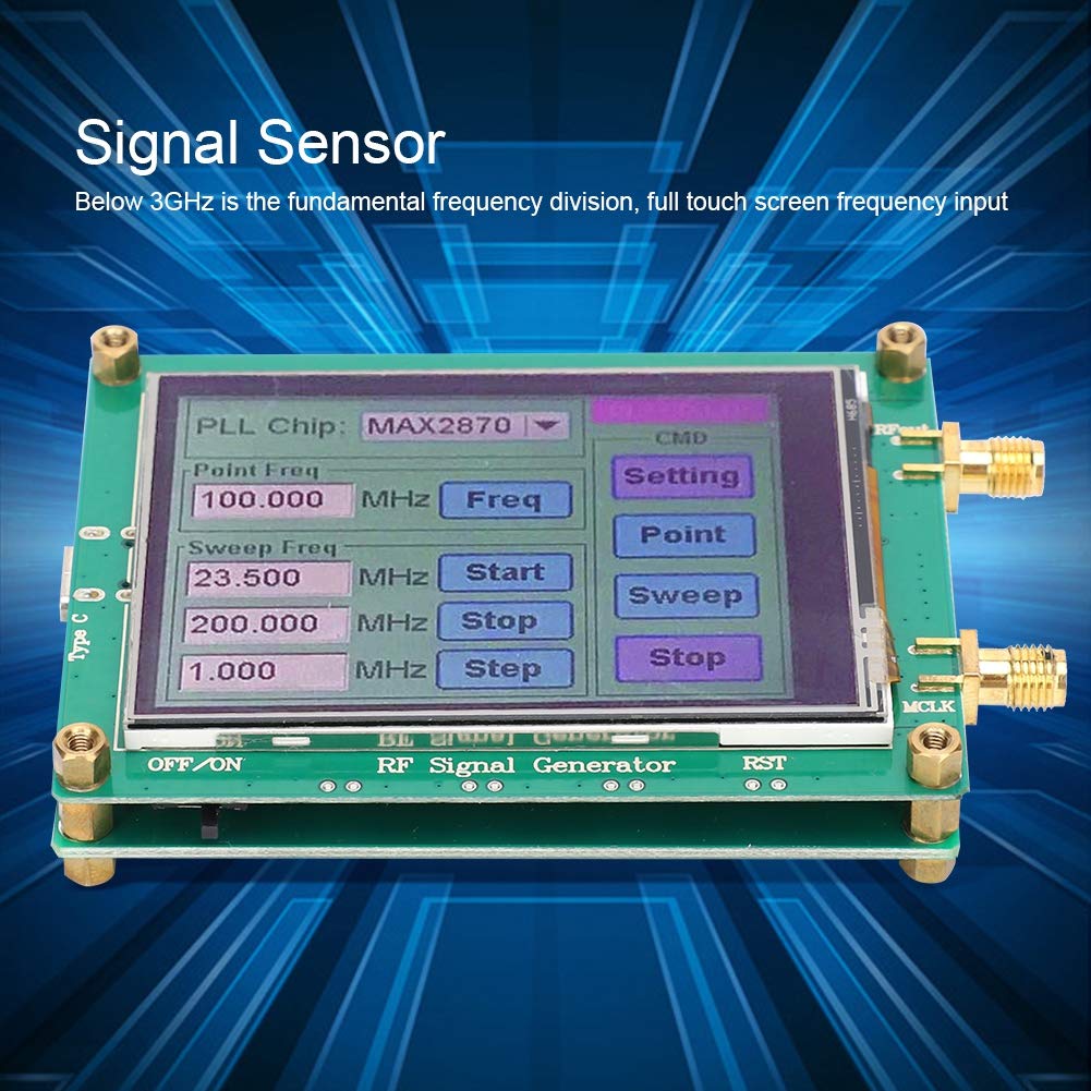 Generador de señal RF de alta estabilidad, señal RF MAX2870, pruebas de reflectometría en el dominio del tiempo y equipos Productos industriales para productos electrónicos