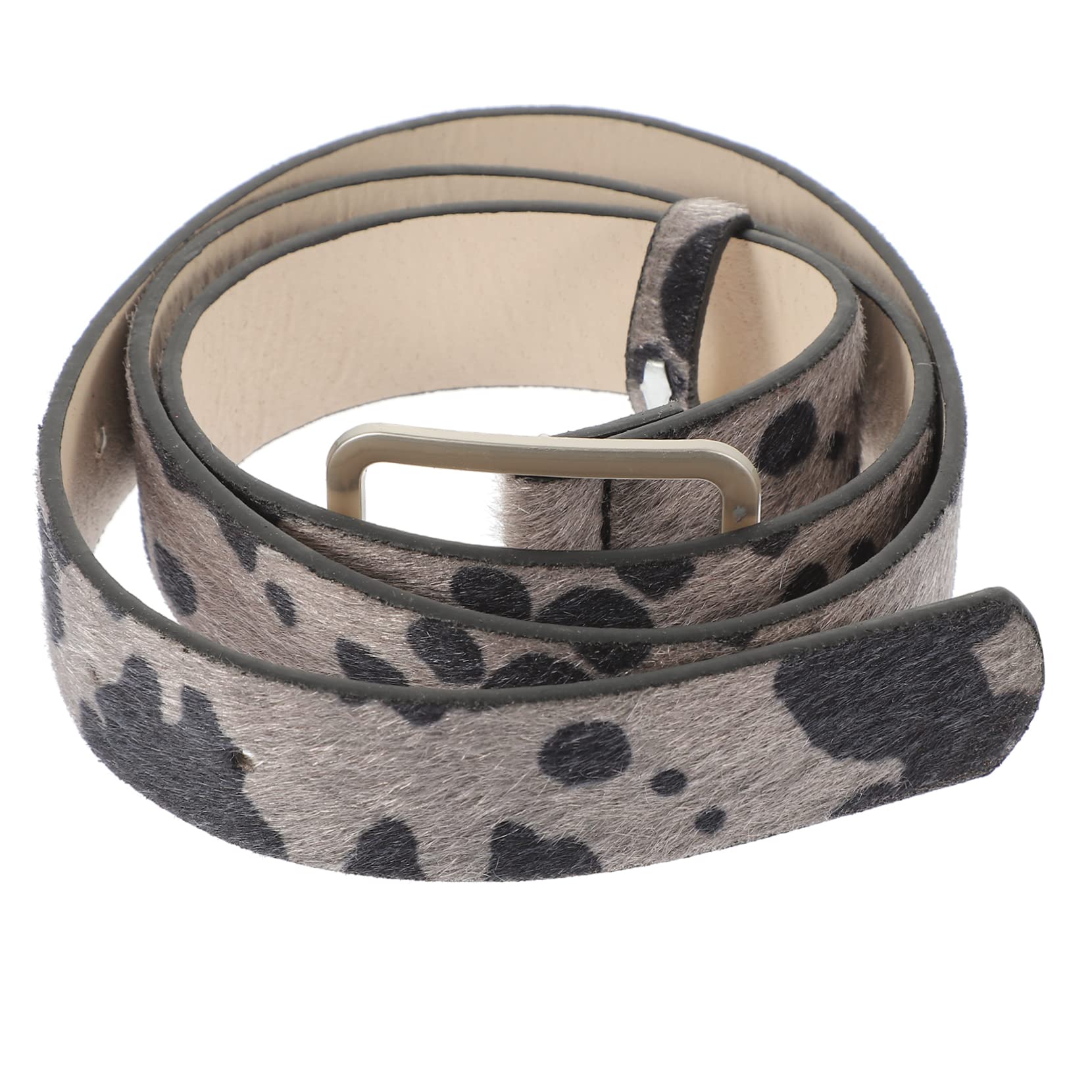 PRETYZOOM Cow Pattern Fashion Belt for Women Western Style Adjustable for Jeans and Casual Outfits