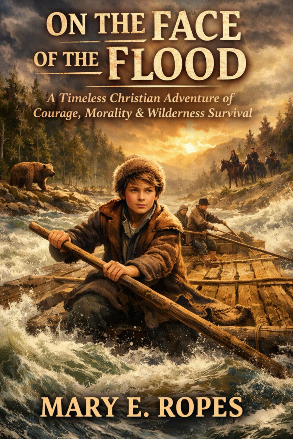 ON THE FACE OF THE FLOOD: A Timeless Christian Adventure of Courage, Morality & Wilderness Survival — Classic Coming-of-Age Tale in the Face of Nature’s Fury