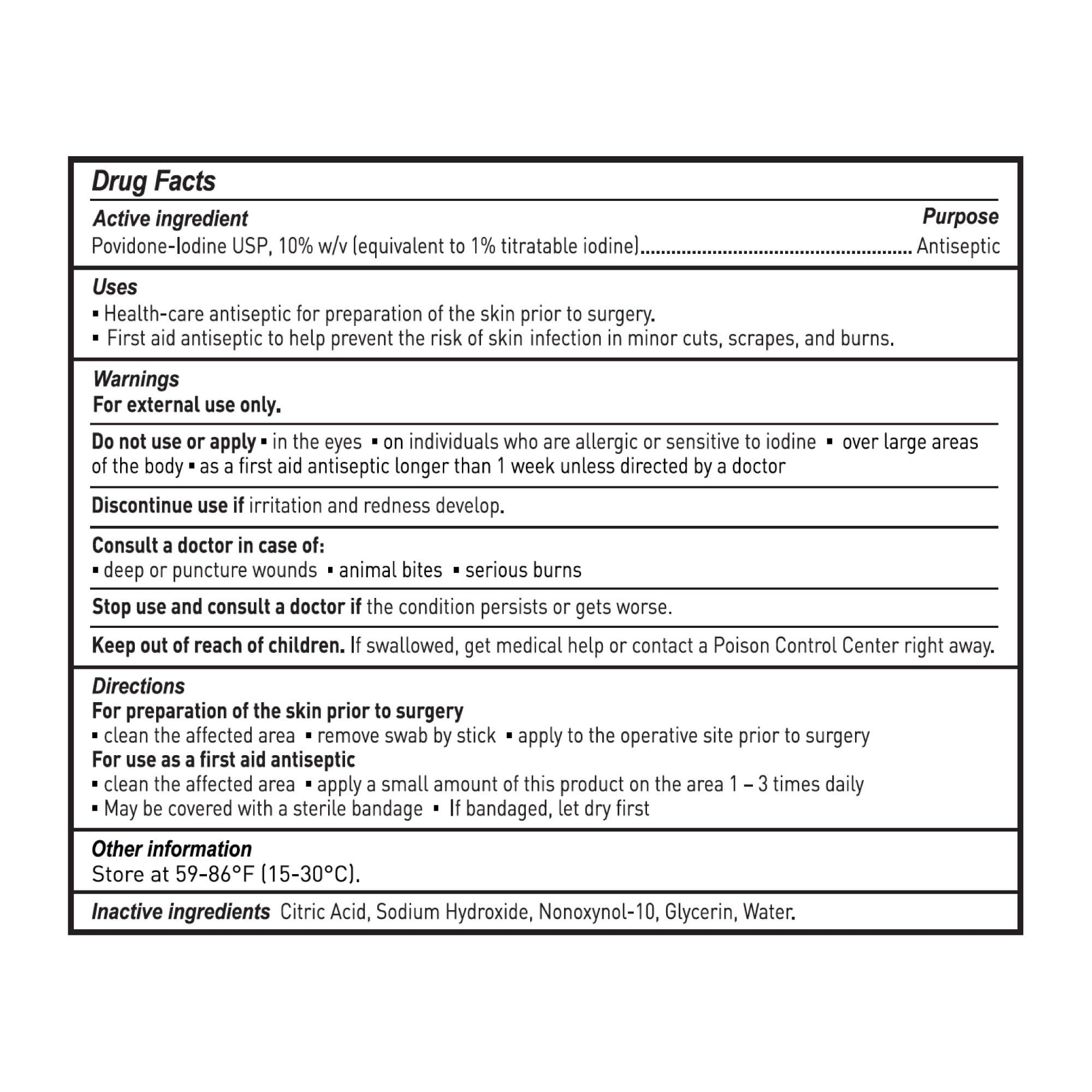 McKesson Povidone Iodine Swabs - Sterile -6
