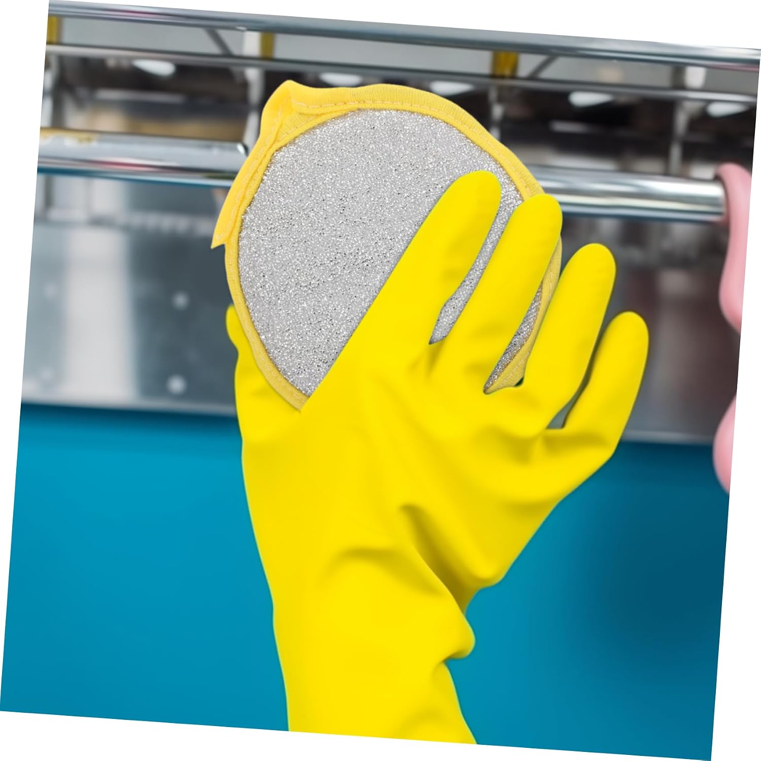 30pcs Dual Sided Cleaning Scrub Sponge for Dishwashing Kitchen