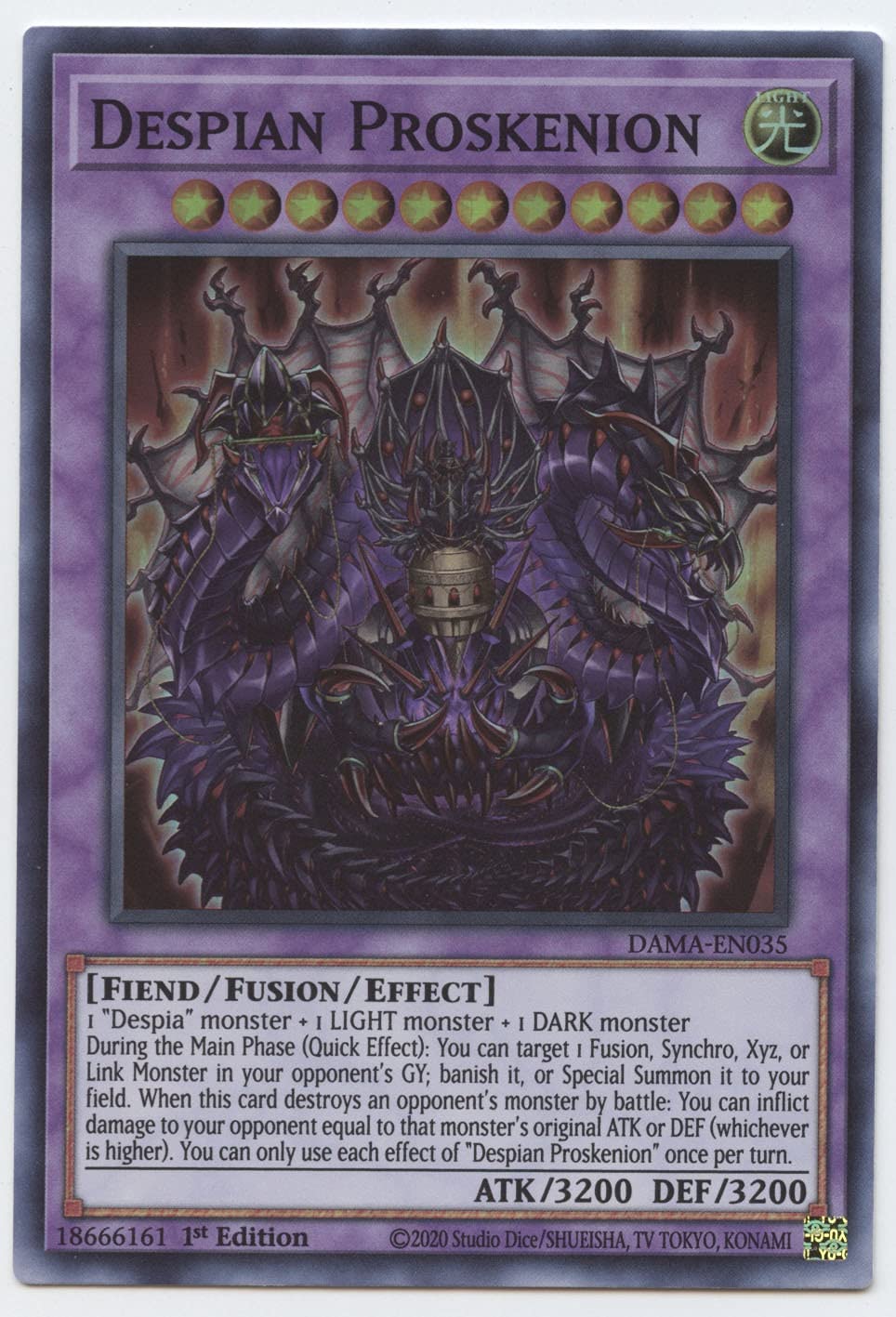 Amazon.com: Despian Proskenion - DAMA-EN035 - Super Rare - 1st