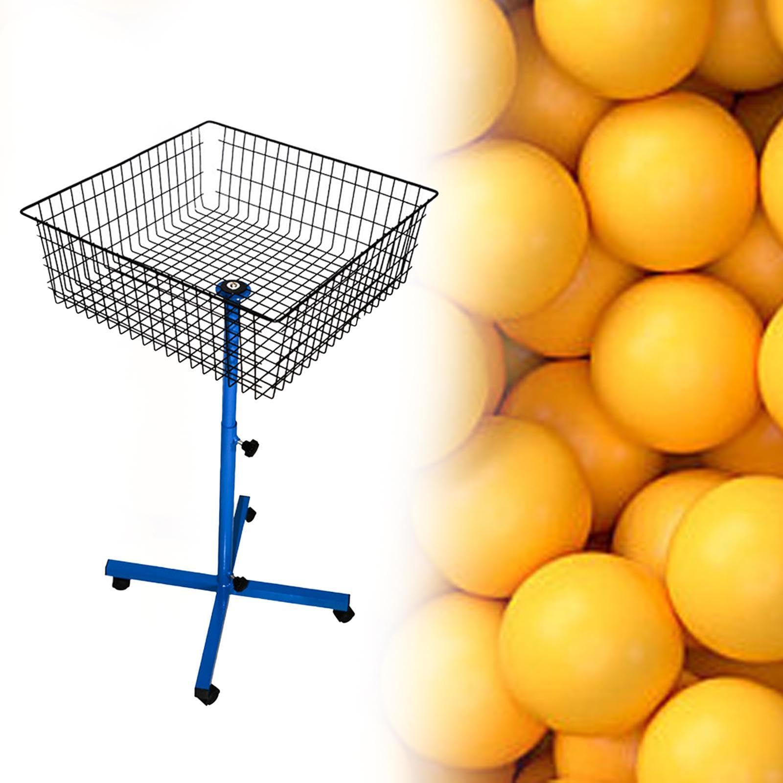 Pong Ball Collector Raccoglitore Palline Tavolo Struttura Portatile Regolabile in Ferro capacità Elevata Adatto per Ragazzi Adulti Esercizi