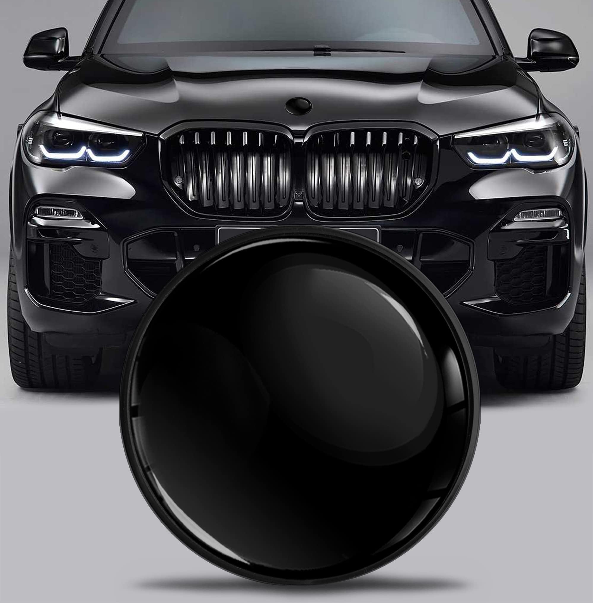 Compatible with BMW Emblem 51767288752 Front Hood Rear Trunk Roundel Tuning Badge 82mm 1 Series 2 Series 3 Series 4 Series 5 Series 7 Series 8 Series X1 X2 X3 X4 X5 X6 X7 Black EX 13