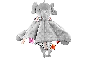 Elephant Baby Lovey Blanket for Baby Boys and Girls