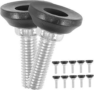 OSALADI 12pcs Adjustable Table Feet Adjustable Desk Legs Black Furniture Legs Adjustable Leveling Feet Metal Desk Legs Table Leg Leveler Adjustable Furniture Levelers Furniture Shims Nylon