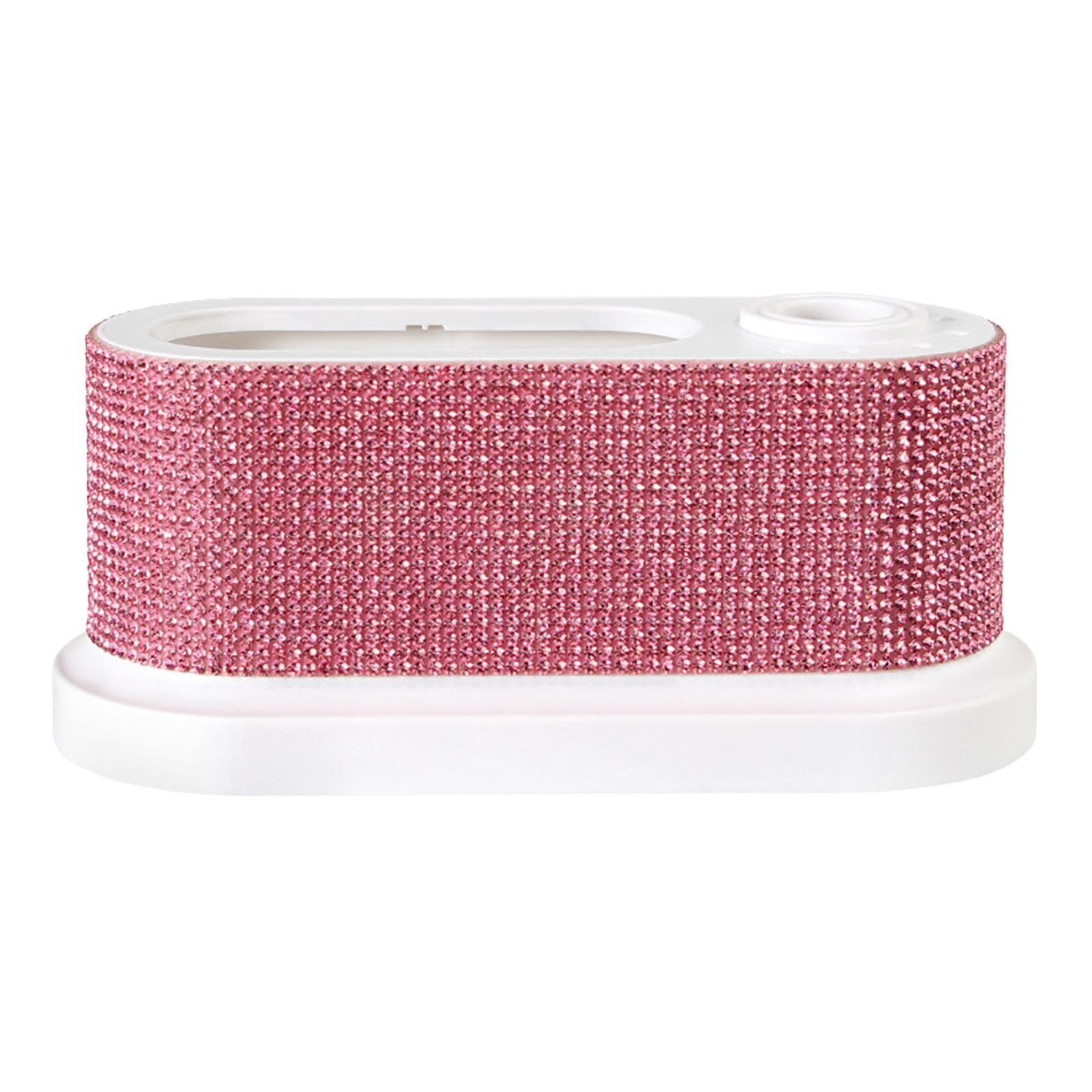 MagiDeal Organisateur pour polisseuse à ongles, coffret de rangement de bureau pour outils de manucure, boîte de rangement pour embouts de meulage, support, Rose