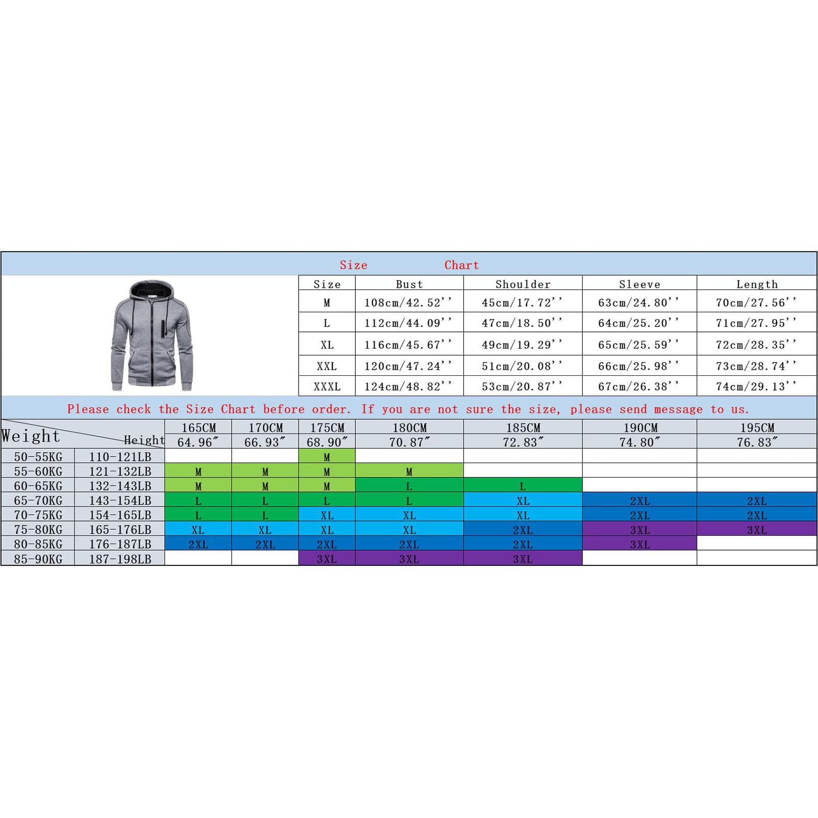 Genérico Sudadera con Capucha con Cremallera, De Felpa, Chaqueta Cremallera Sudadera Capucha para Hombre, Feo Suéter Navideño para Hombre De Talla Sudaderas Polar Mezcla Algodón Corte Holgado