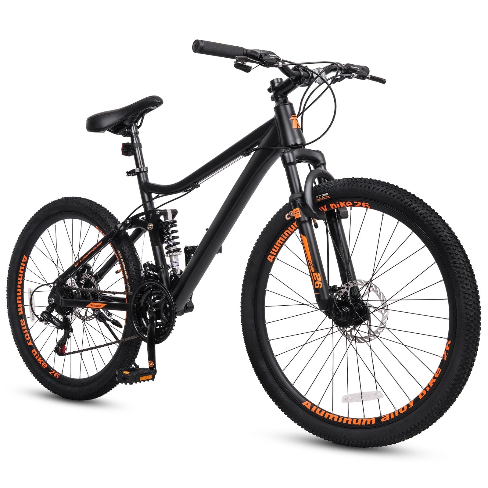 24/26 Inch Adult Mountain Bike Full Suspension Aluminum Frame