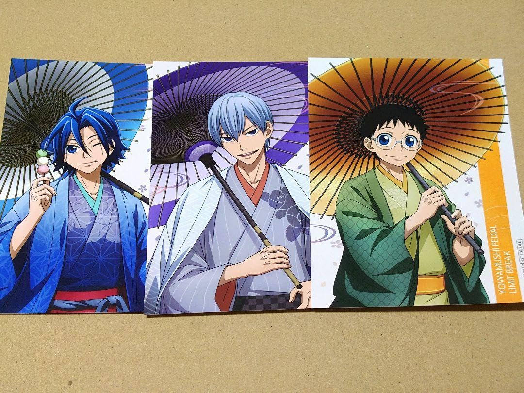 1枚 弱虫ペダル アニメイト池袋 特典 ブロマイド 自撮り 真波、黒田、葦木場 1枚 弱虫ペダル アニメイト池袋 特典 ブロマイド 自撮り 真波