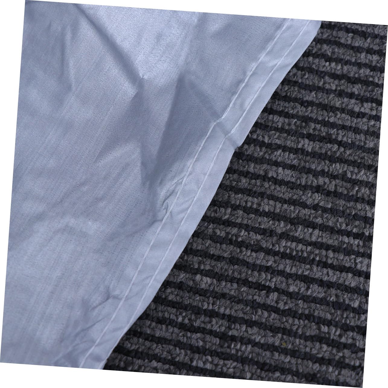 Beatifufu Uv Car Cover Full Size Rain and Snow Protection Universal Fit Breathable Anti-Pollution Silver — view 8