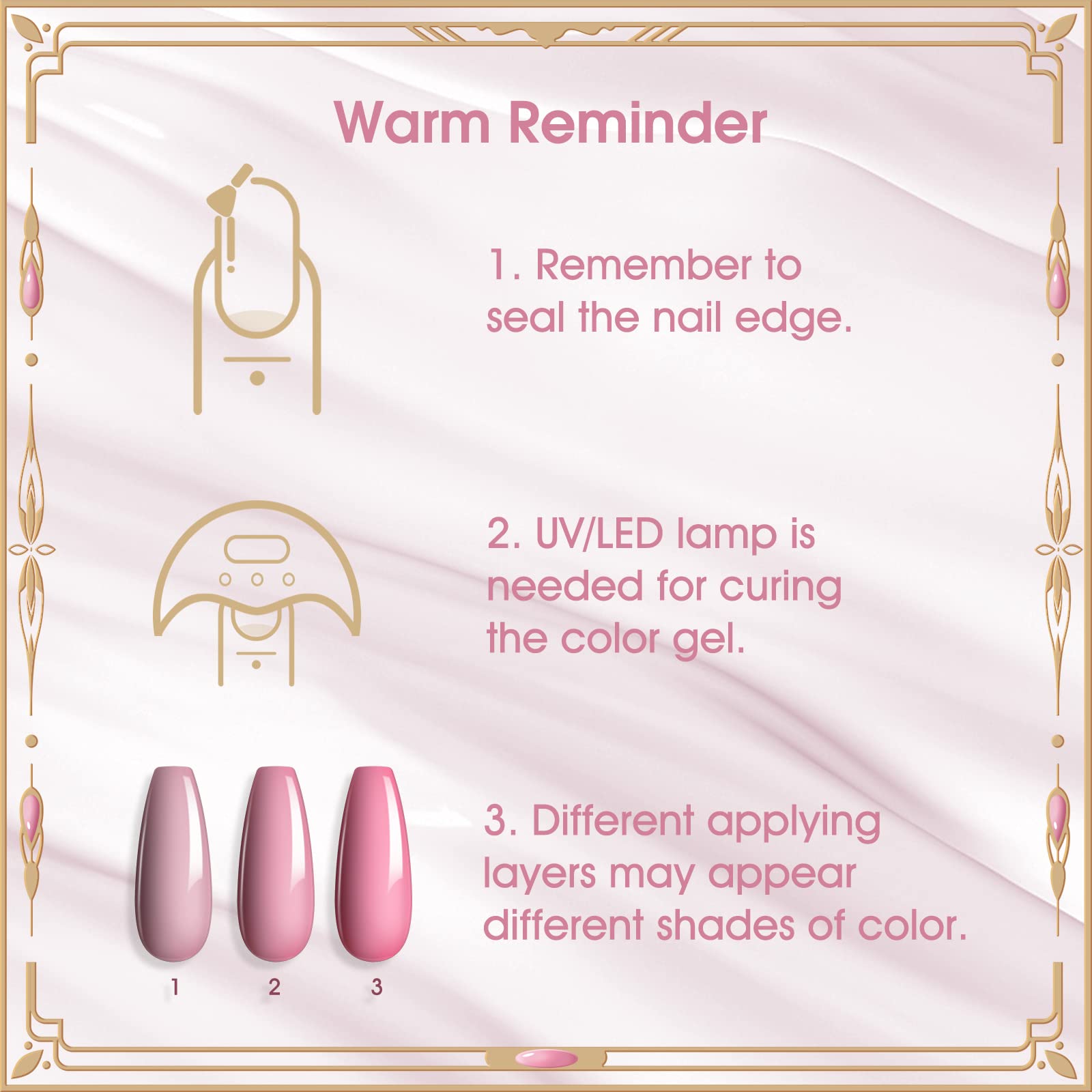 ROSALIND Uñas Semipermanentes Kit Completo Lámpara 48W, 6 Colores 10ML Pastel Pintauñas Permanentes con Base et Top Coat Mate Kit Manicura Semipermanente