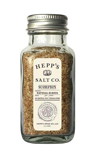 Hepp's Salt Co. Sal marina de escorpión, sal más caliente del mundo