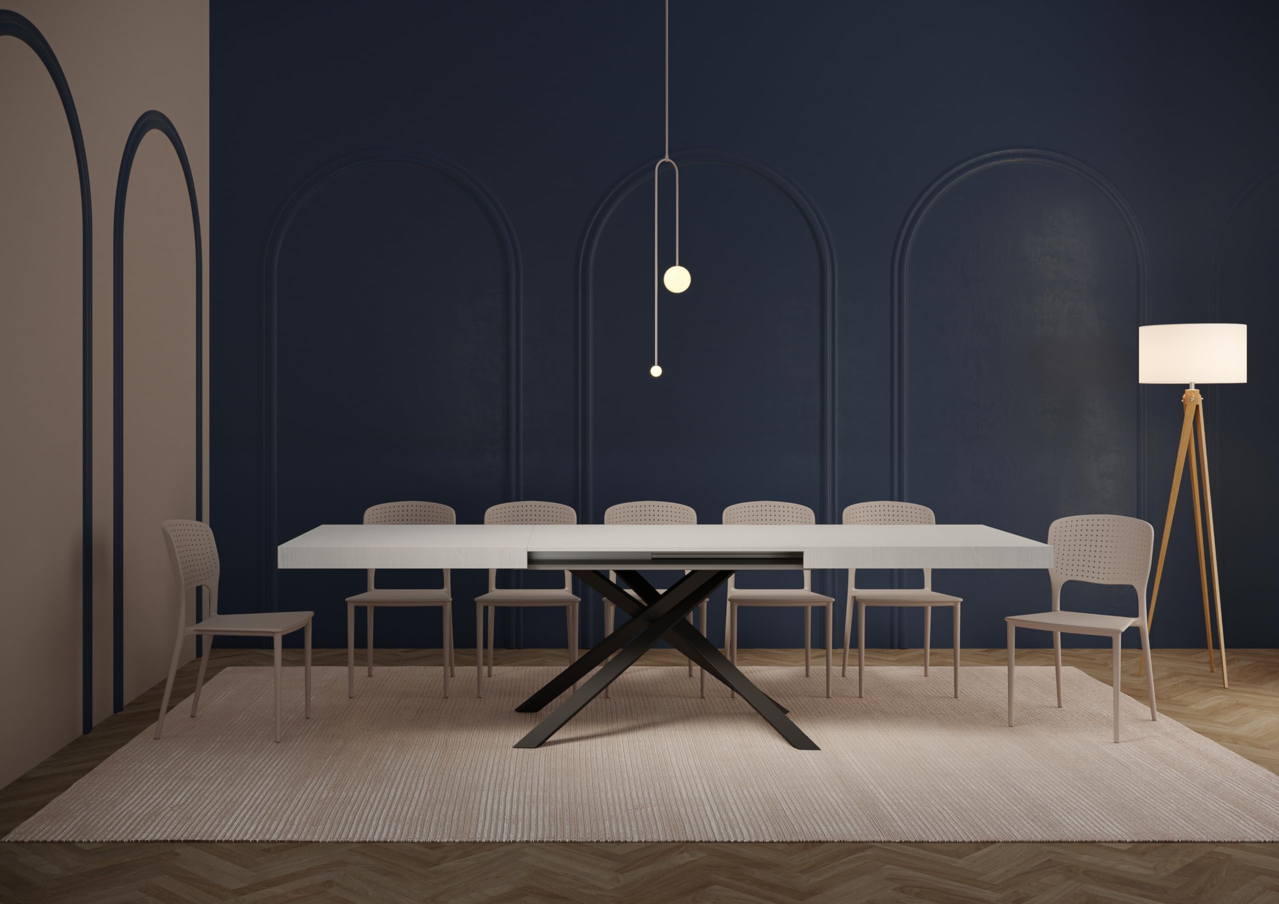 Mesa Extensible Blanca