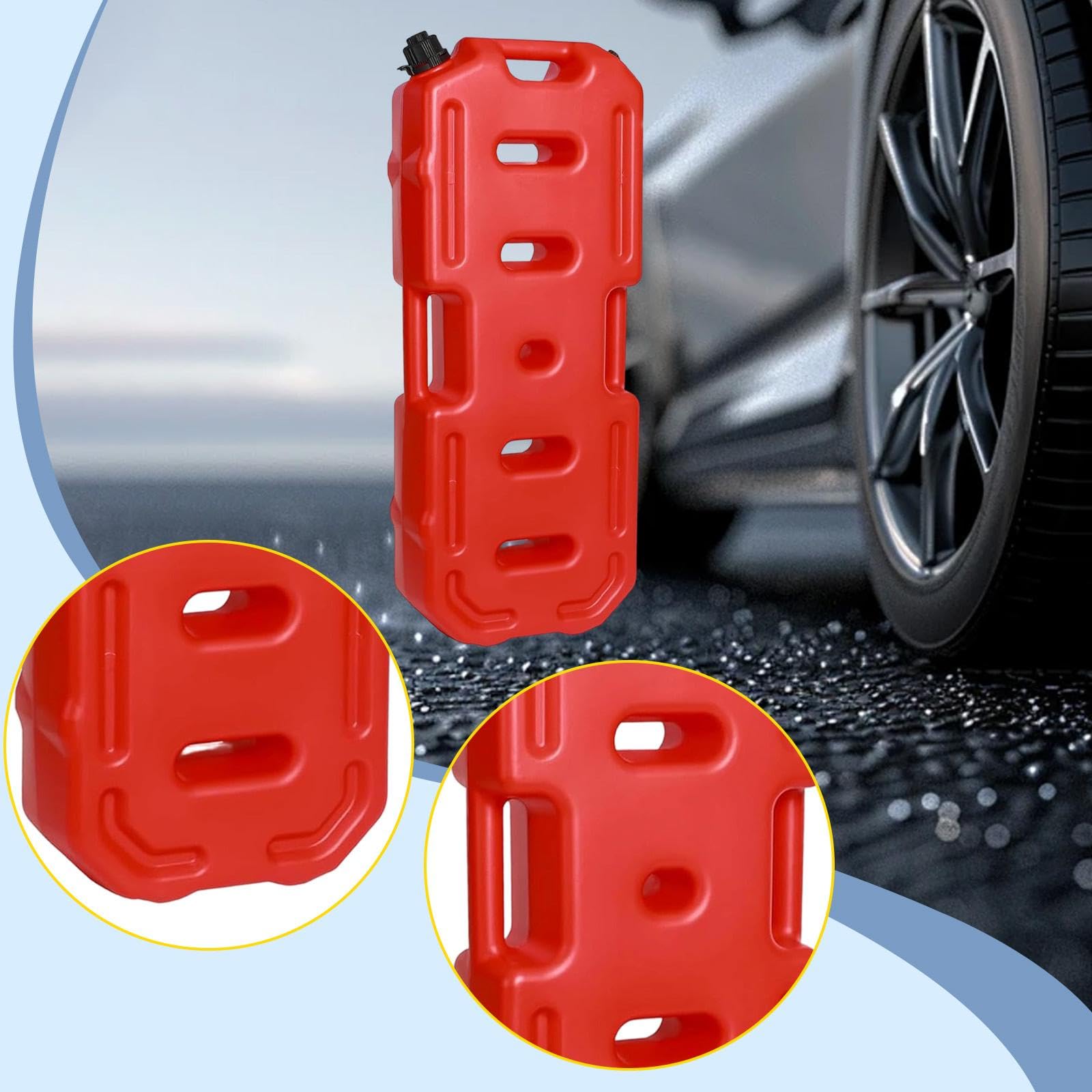 predolo Motorcycle Depósito de Recipiente para Almacenamiento Automotriz Bidón de Aceite Motor con Tapón Multifuncional Asa Ergonómica Resistente a, 20 litros