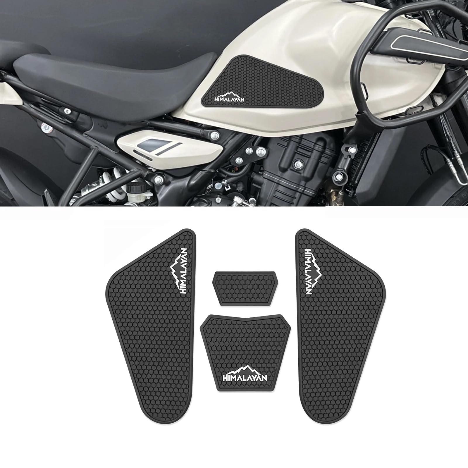 FOR Himalaya 450 HIMALAYAN450 2024 2025 accessoires autocollants réservoir carburant moto protection réservoir carburant décalcomanies genouillères réservoir carburant plaquettes de réservoir