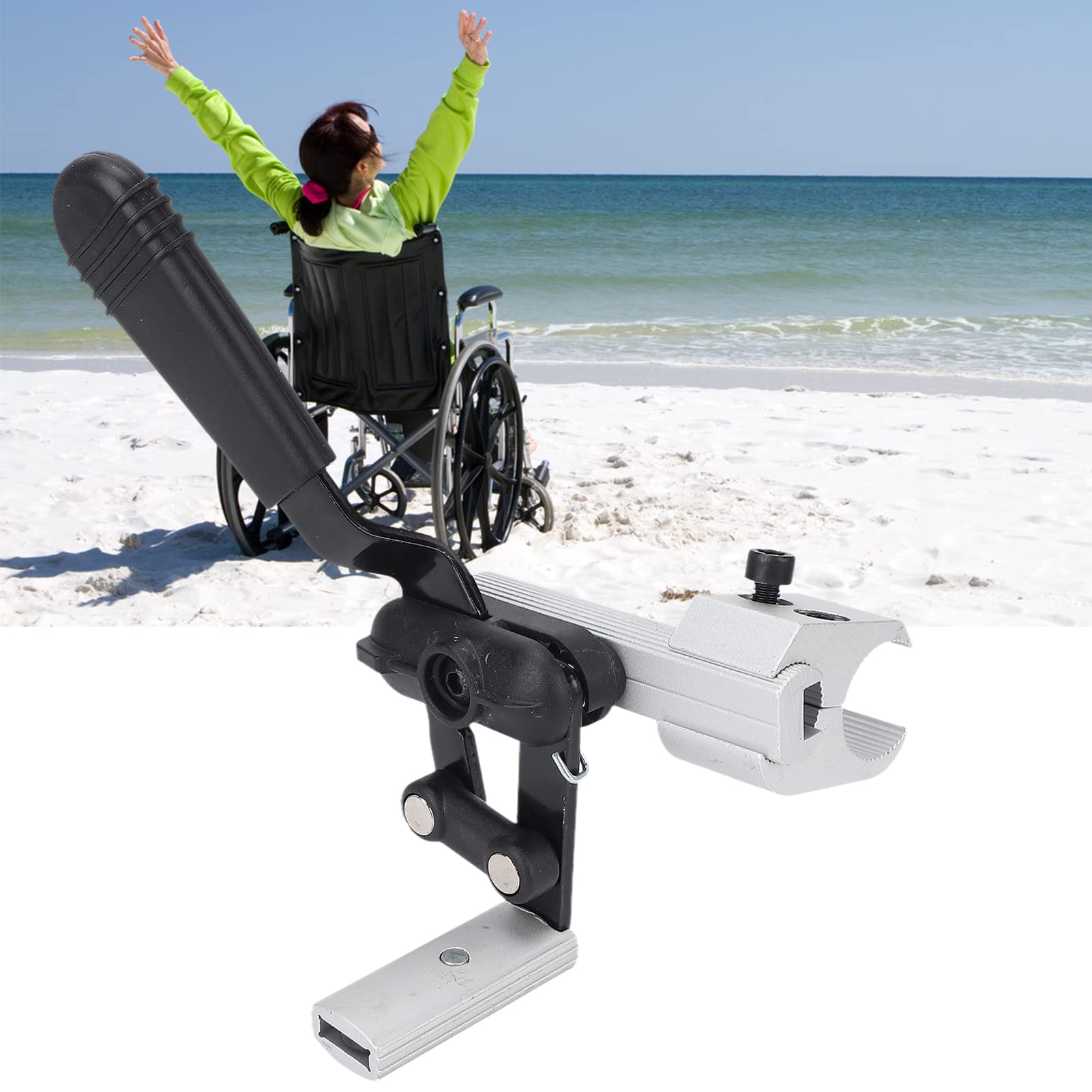 Frein de Stationnement pour Fauteuil Roulant - Pièce de Rechange - Frein à Main - Accessoire pour Fauteuil Roulant (Droite)