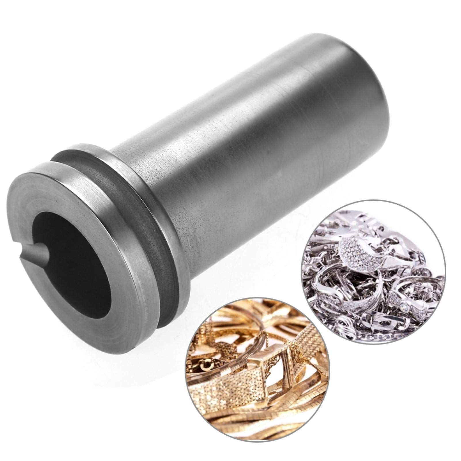 Crogiolo In Grafite Da 1KG Per Fusione Metalli - Alta Conduttività Termica, Ideale Per Esperimenti E Lavorazione Leghe - Foto 5