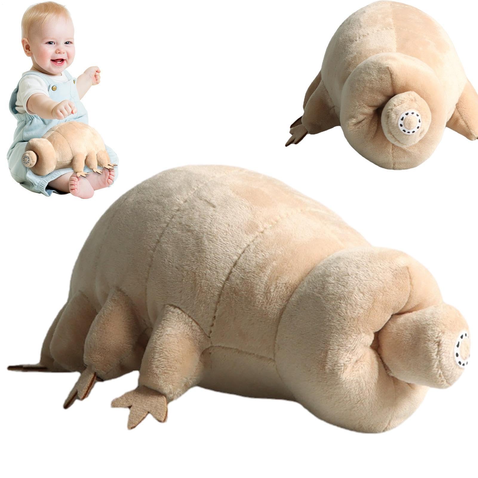 Peluche Tardigrado – Pupazzo Oso D’acqua, Bambola Tardigrado In Peluche, Animaletto Cartoon | Giocattolo Creatura Marina Morbido & | Come Decorazione Unica O Regalo Per Bambini & Colle