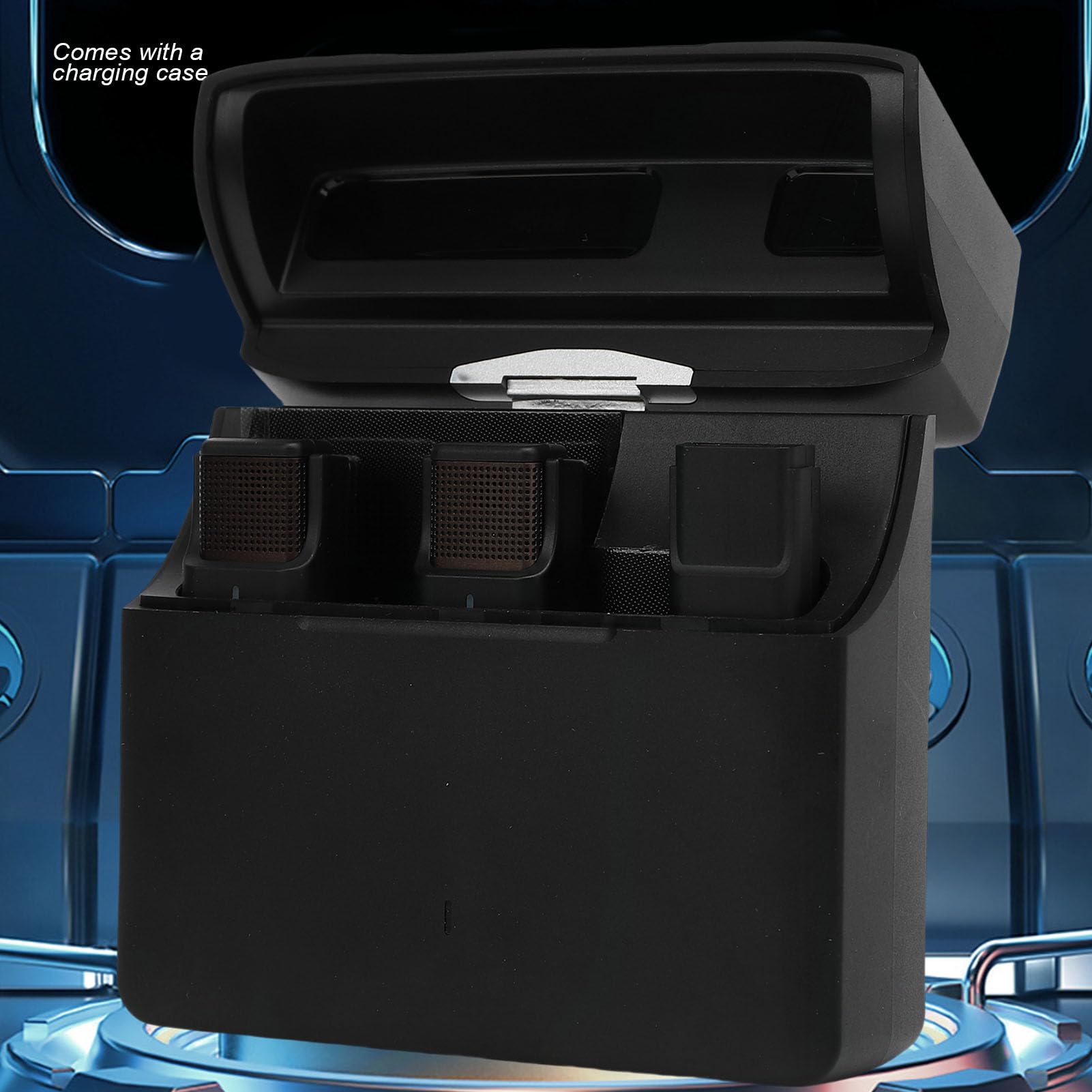 Microfono Lavalier Wireless Microfono da Bavero Omnidirezionale per Streaming Live Podcast Intervista Trasmissione del Segnale a 2,4 GHz per Vlogger, Podcaster, Creatori di Contenuti