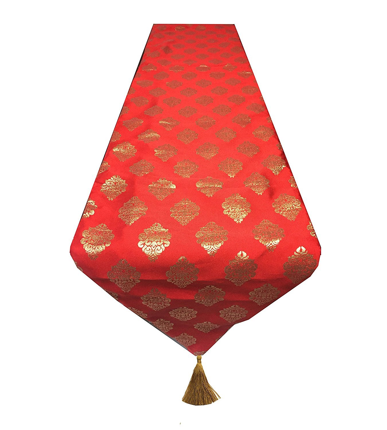 Pink Parrot Table Runner - Elegant Dupion Silk -2