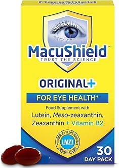Original Plus Capsules - 30-Day Pack, Eye Health Supplement* with Lutein Zeaxanthin and Meso-Zeaxanthin + Vitamin B2 (Riboflavin) which Helps Maintain Normal Vision
