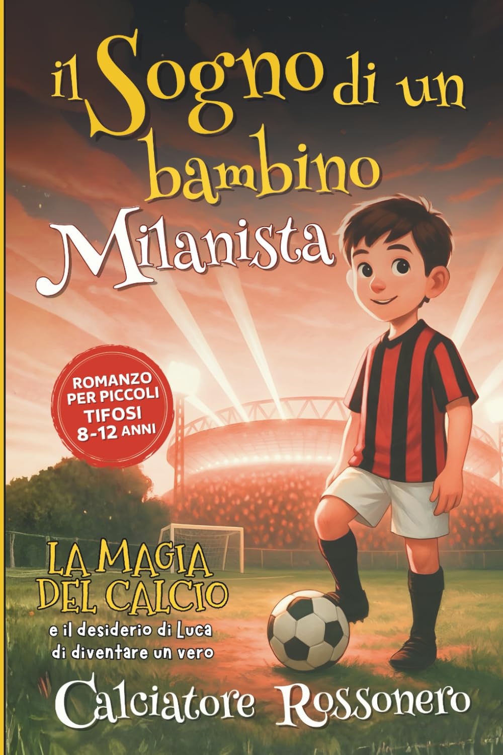 Il Sogno di un bambino MILANISTA - Romanzo per Piccoli Tifosi 8-12 anni: La Magia del Calcio e il Desiderio di Luca di diventare un Calciatore ROSSONERO