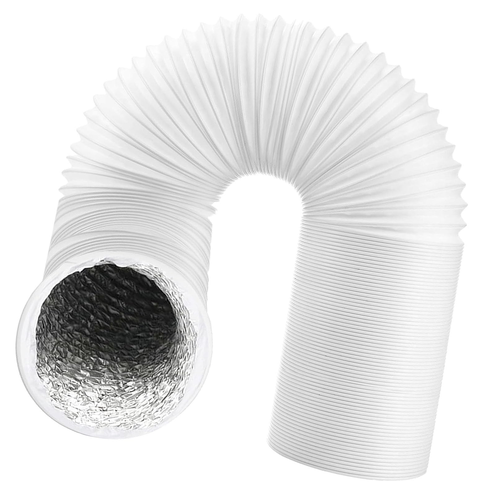 SPARES2GO Vent Hose Extension Pipe for Black & Decker Portable Air Conditioner Heat Insulated AC Duct (6m, 5" / 125mm)