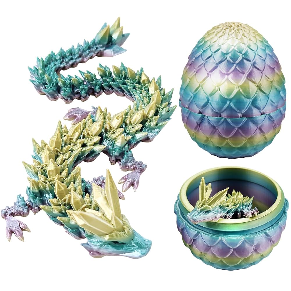 3d-tryckt Drake I U00e4gg, Full Ledad Drake Med Draku00e4gg